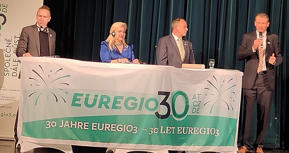 Zástupce EUPO na jubilejní oslavě 30 let Euroregionu Šumava