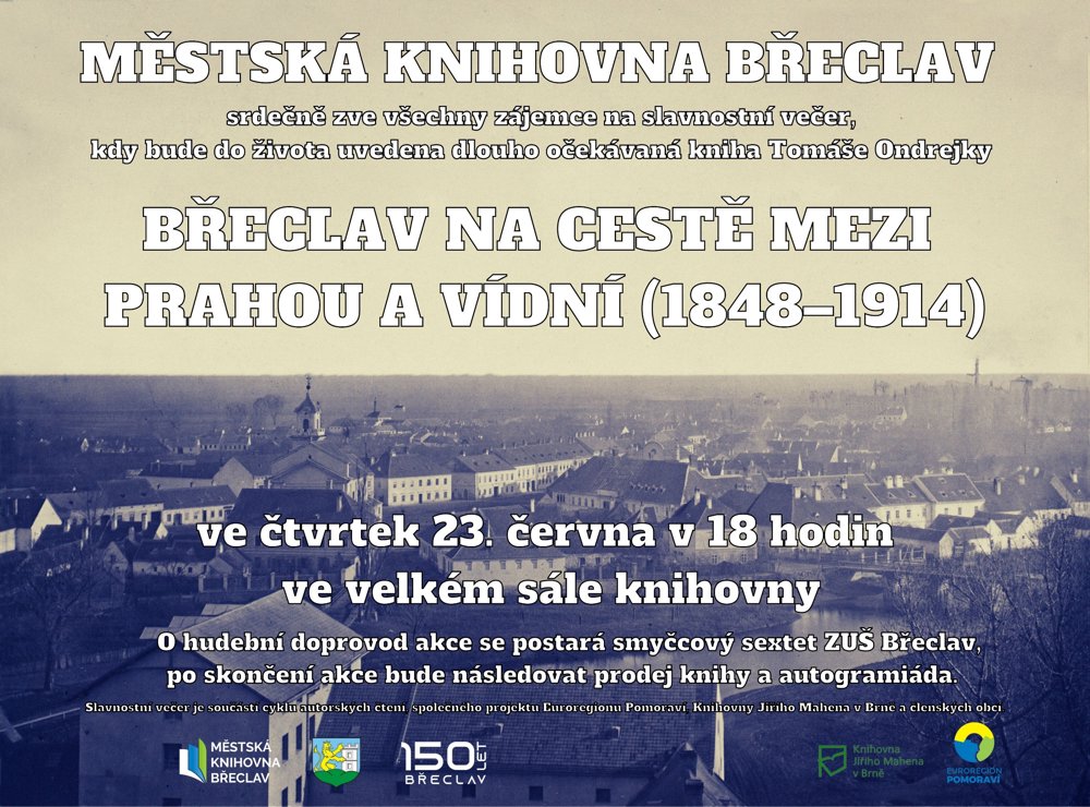 Pozvánka na autorské čtení v Břeclavi