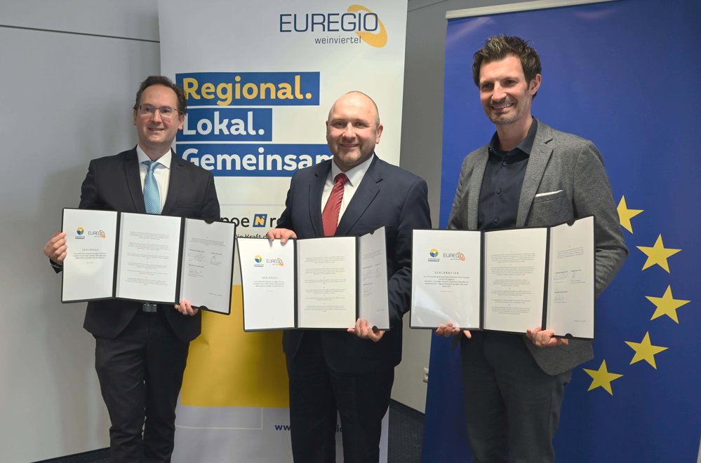 Deklarace o rozvoji přeshraniční spolupráce mezi jižní Moravou a dolnorakouským Weinviertelem byla podepsána
