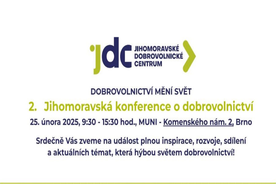 2. Jihomoravská konference o dobrovolnictví