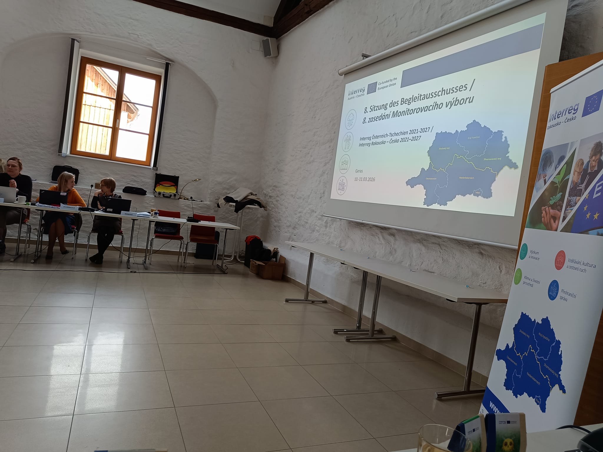Monitorovací výbor Interreg Rakousko–Česko jednal v Gerasu o nových projektech i stavu fondů