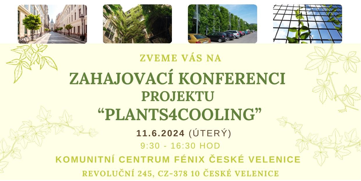 Zahajovací konference projektu "Plants4cooling"