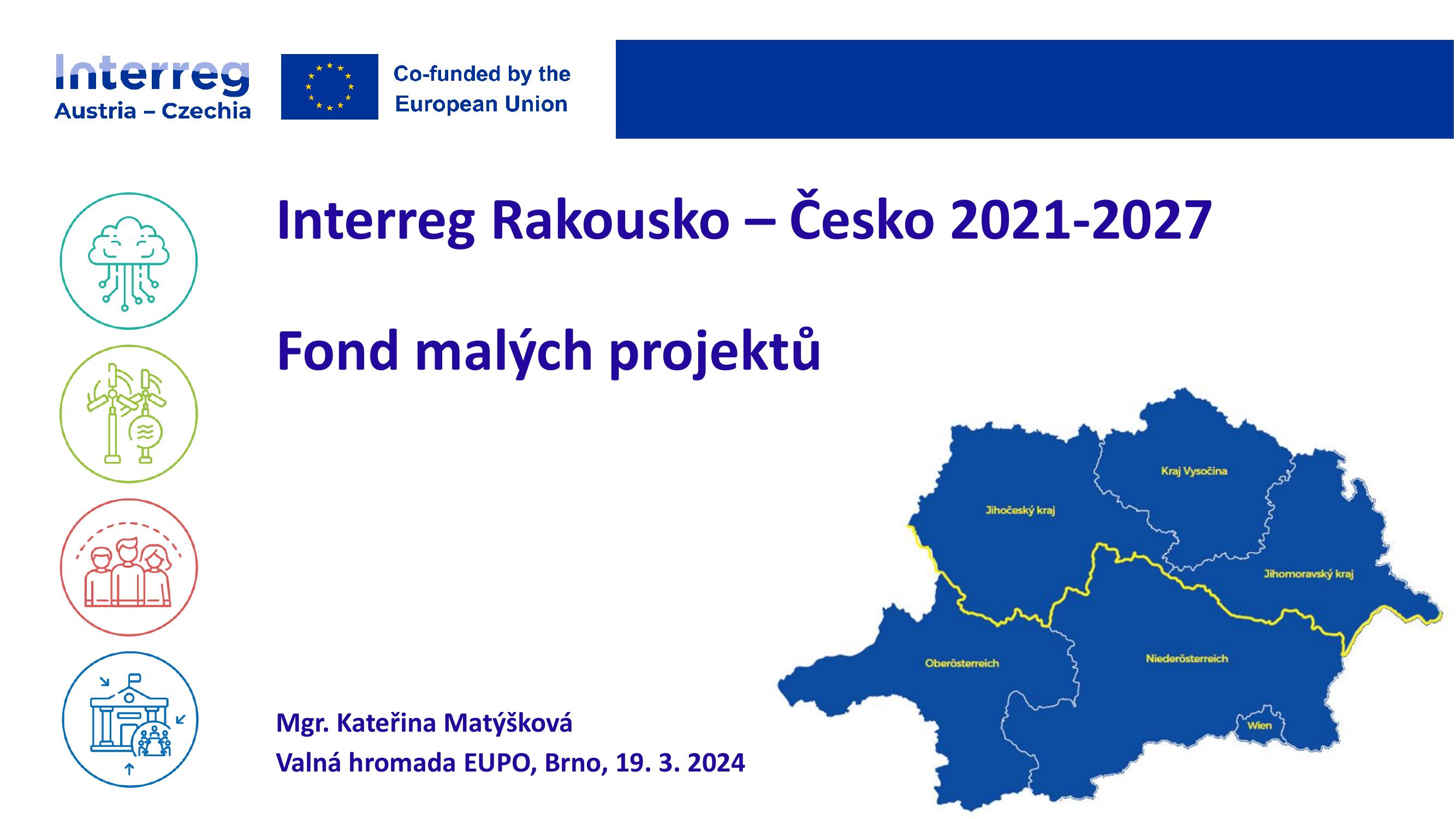 Interreg FMP AT-CZ a FMP SK-CZ