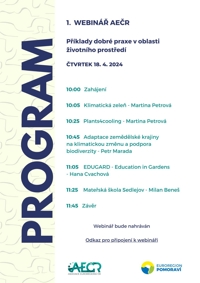 Program 1. webináře AEČR